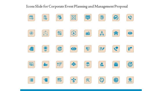 Icons Slide For Corporate Event Planning And Management Proposal Ppt Slides Deck PDF Icons Slide For Corporate Event Planning And Management Proposal Ppt Slides Deck PDF