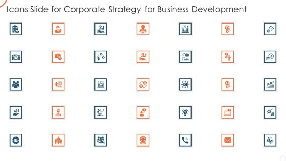 Icons Slide For Corporate Strategy For Business Development Clipart PDF Icons Slide For Corporate Strategy For Business Development Clipart PDF