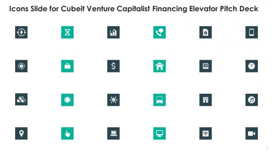 Icons Slide For Cubeit Venture Capitalist Financing Elevator Pitch Deck Summary PDF Icons Slide For Cubeit Venture Capitalist Financing Elevator Pitch Deck Summary PDF