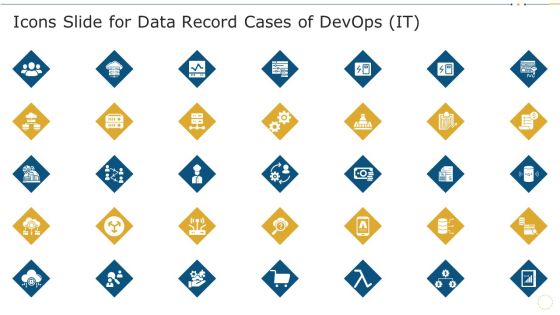 Icons Slide For Data Record Cases Of Devops IT Introduction PDF Icons Slide For Data Record Cases Of Devops IT Introduction PDF