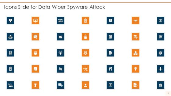 Icons Slide For Data Wiper Spyware Attack Infographics PDF Icons Slide For Data Wiper Spyware Attack Infographics PDF