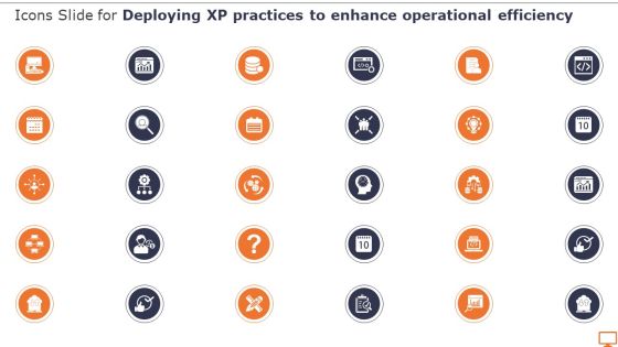 Icons Slide For Deploying XP Practices To Enhance Operational Efficiency Slides PDF Icons Slide For Deploying XP Practices To Enhance Operational Efficiency Slides PDF