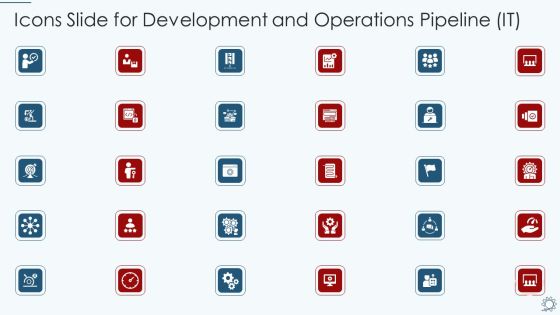 Icons Slide For Development And Operations Pipeline IT Formats PDF Icons Slide For Development And Operations Pipeline IT Formats PDF