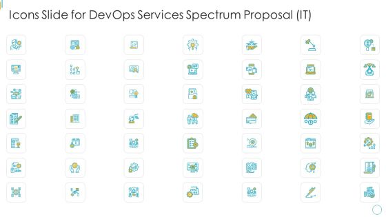 Icons Slide For Devops Services Spectrum Proposal IT Information PDF Icons Slide For Devops Services Spectrum Proposal IT Information PDF