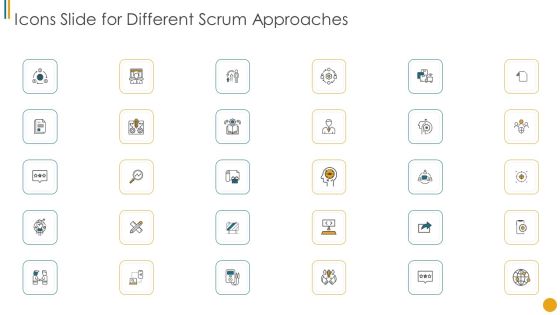 Icons Slide For Different Scrum Approaches Background PDF Icons Slide For Different Scrum Approaches Background PDF