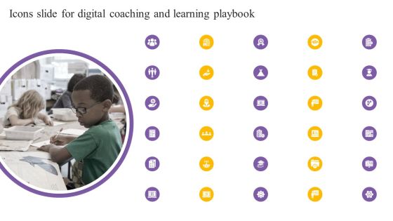 Icons Slide For Digital Coaching And Learning Playbook Professional PDF Icons Slide For Digital Coaching And Learning Playbook Professional PDF