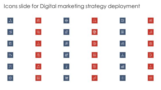 Icons Slide For Digital Marketing Strategy Deployment Infographics PDF Icons Slide For Digital Marketing Strategy Deployment Infographics PDF