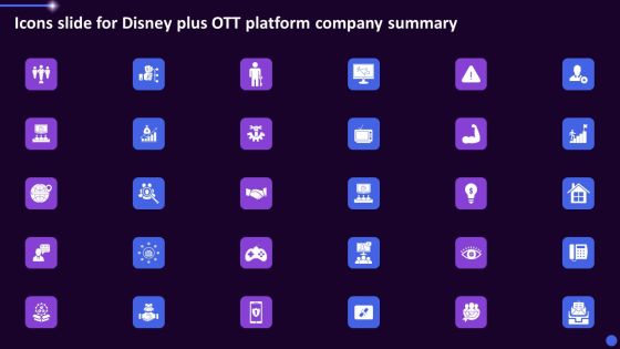 Icons Slide For Disney Plus OTT Platform Company Summary Ppt Gallery Outfit PDF Icons Slide For Disney Plus OTT Platform Company Summary Ppt Gallery Outfit PDF