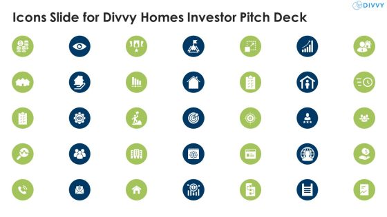 Icons Slide For Divvy Homes Investor Pitch Deck Template PDF Icons Slide For Divvy Homes Investor Pitch Deck Template PDF