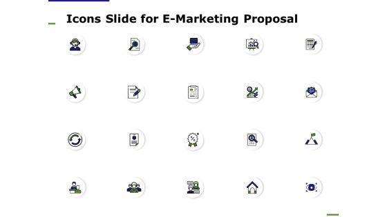 Icons Slide For E Marketing Proposal Ppt Infographics Vector PDF Icons Slide For E Marketing Proposal Ppt Infographics Vector PDF