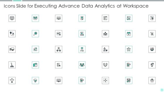 Icons Slide For Executing Advance Data Analytics At Workspace Brochure PDF Icons Slide For Executing Advance Data Analytics At Workspace Brochure PDF