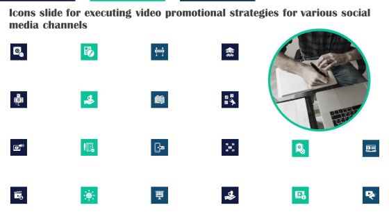 Icons Slide For Executing Video Promotional Strategies For Various Social Media Channels Rules PDF Icons Slide For Executing Video Promotional Strategies For Various Social Media Channels Rules PDF