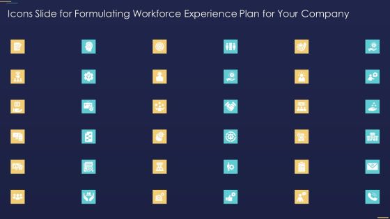 Icons Slide For Formulating Workforce Experience Plan For Your Company Background PDF Icons Slide For Formulating Workforce Experience Plan For Your Company Background PDF