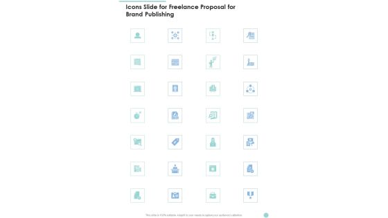 Icons Slide For Freelance Proposal For Brand Publishing One Pager Sample Example Document Icons Slide For Freelance Proposal For Brand Publishing One Pager Sample Example Document
