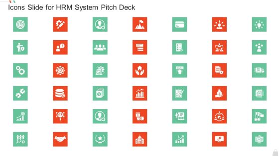Icons Slide For HRM System Pitch Deck Sample PDF Icons Slide For HRM System Pitch Deck Sample PDF