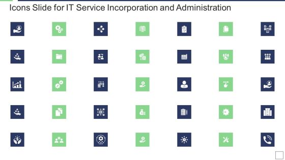 Icons Slide For IT Service Incorporation And Administration Microsoft PDF Icons Slide For IT Service Incorporation And Administration Microsoft PDF