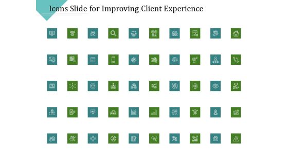 Icons Slide For Improving Client Experience Diagrams PDF Icons Slide For Improving Client Experience Diagrams PDF
