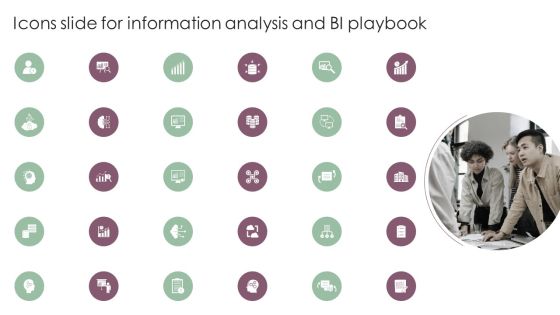 Icons Slide For Information Analysis And BI Playbook Template PDF Icons Slide For Information Analysis And BI Playbook Template PDF