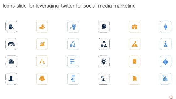 Icons Slide For Leveraging Twitter For Social Media Marketing Portrait PDF Icons Slide For Leveraging Twitter For Social Media Marketing Portrait PDF
