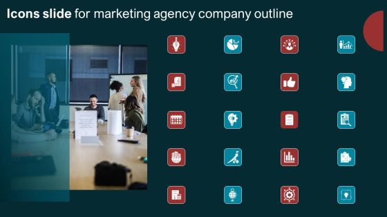 Icons Slide For Marketing Agency Company Outline Inspiration PDF Icons Slide For Marketing Agency Company Outline Inspiration PDF