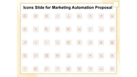 Icons Slide For Marketing Automation Proposal Themes PDF Icons Slide For Marketing Automation Proposal Themes PDF