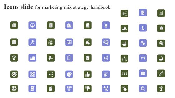 Icons Slide For Marketing Mix Strategy Handbook Diagrams PDF Icons Slide For Marketing Mix Strategy Handbook Diagrams PDF