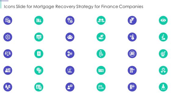 Icons Slide For Mortgage Recovery Strategy For Finance Companies Rules PDF Icons Slide For Mortgage Recovery Strategy For Finance Companies Rules PDF