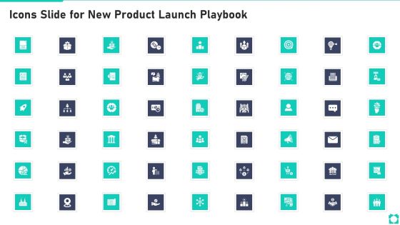 Icons Slide For New Product Launch Playbook Themes PDF Icons Slide For New Product Launch Playbook Themes PDF