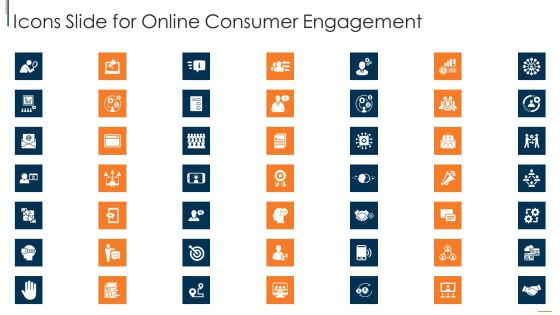 Icons Slide For Online Consumer Engagement Portrait PDF Icons Slide For Online Consumer Engagement Portrait PDF