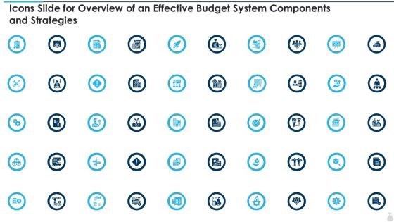 Icons Slide For Overview Of An Effective Budget System Componentsand Strategies Infographics PDF Icons Slide For Overview Of An Effective Budget System Componentsand Strategies Infographics PDF
