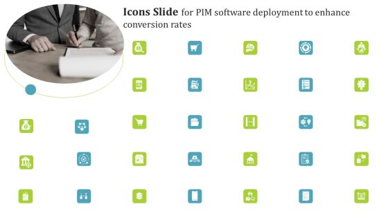 Icons Slide For PIM Software Deployment To Enhance Conversion Rates Designs PDF Icons Slide For PIM Software Deployment To Enhance Conversion Rates Designs PDF