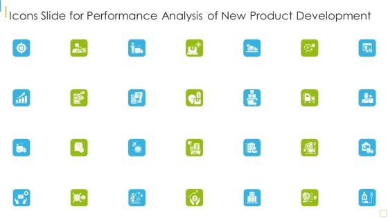 Icons Slide For Performance Analysis Of New Product Development Brochure PDF Icons Slide For Performance Analysis Of New Product Development Brochure PDF
