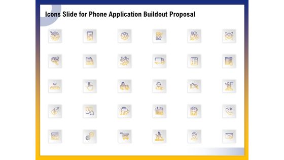 Icons Slide For Phone Application Buildout Proposal Ppt PowerPoint Presentation Pictures Deck PDF Icons Slide For Phone Application Buildout Proposal Ppt PowerPoint Presentation Pictures Deck PDF