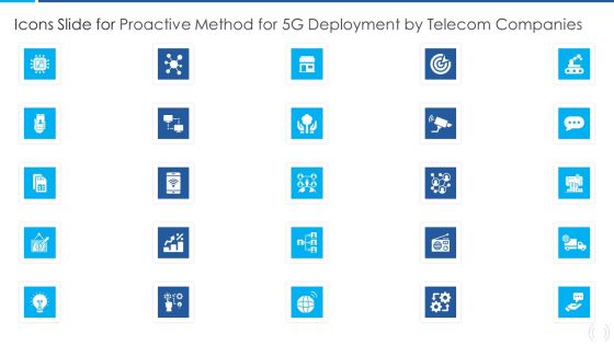 Icons Slide For Proactive Method For 5G Deployment By Telecom Companies Information PDF Icons Slide For Proactive Method For 5G Deployment By Telecom Companies Information PDF