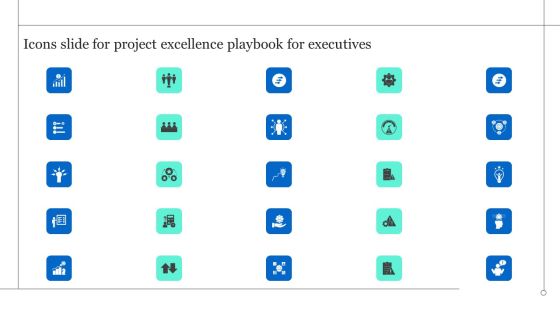 Icons Slide For Project Excellence Playbook For Executives Clipart PDF Icons Slide For Project Excellence Playbook For Executives Clipart PDF