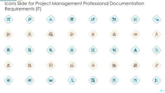 Icons Slide For Project Management Professional Documentation Requirements It Slides PDF Icons Slide For Project Management Professional Documentation Requirements It Slides PDF