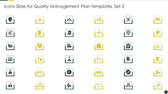 Icons Slide For Quality Management Plan Templates Set 2 Graphics PDF Icons Slide For Quality Management Plan Templates Set 2 Graphics PDF