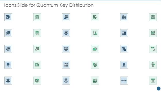 Icons Slide For Quantum Key Distribution Template PDF Icons Slide For Quantum Key Distribution Template PDF