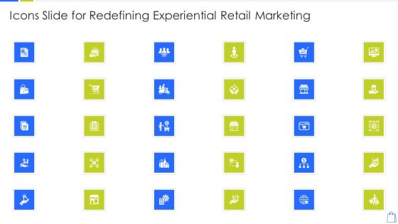 Icons Slide For Redefining Experiential Retail Marketing Sample PDF Icons Slide For Redefining Experiential Retail Marketing Sample PDF