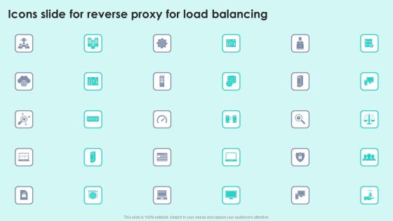 Icons Slide For Reverse Proxy For Load Balancing Icons PDF Icons Slide For Reverse Proxy For Load Balancing Icons PDF