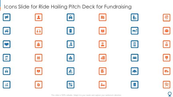 Icons Slide For Ride Hailing Pitch Deck For Fundraising Sample PDF Icons Slide For Ride Hailing Pitch Deck For Fundraising Sample PDF