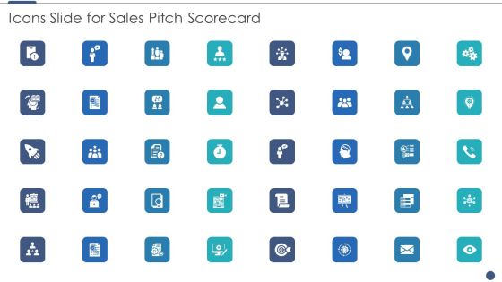 Icons Slide For Sales Pitch Scorecard Mockup PDF Icons Slide For Sales Pitch Scorecard Mockup PDF