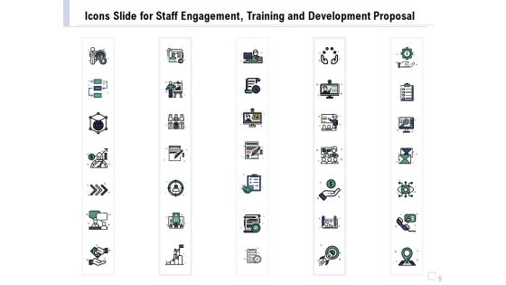 Icons Slide For Staff Engagement Training And Development Proposal Mockup PDF Icons Slide For Staff Engagement Training And Development Proposal Mockup PDF