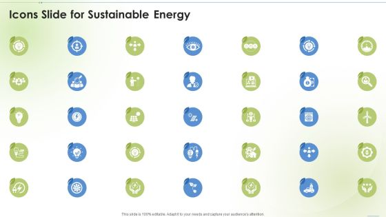 Icons Slide For Sustainable Energy Ppt PowerPoint Presentation Portfolio Slides PDF Icons Slide For Sustainable Energy Ppt PowerPoint Presentation Portfolio Slides PDF