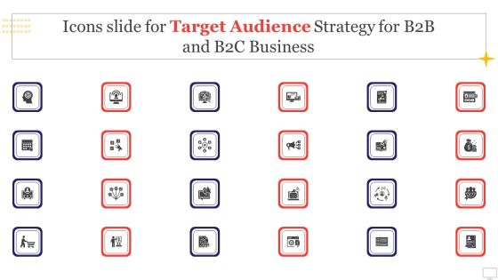 Icons Slide For Target Audience Strategy For B2B And B2C Business Icons PDF Icons Slide For Target Audience Strategy For B2B And B2C Business Icons PDF