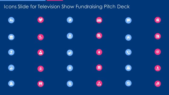 Icons Slide For Television Show Fundraising Pitch Deck Introduction PDF
