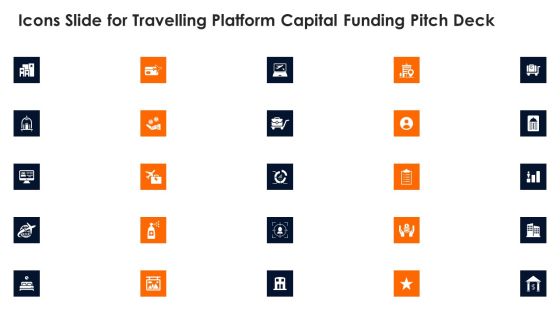 Icons Slide For Travelling Platform Capital Funding Pitch Deck Demonstration PDF Icons Slide For Travelling Platform Capital Funding Pitch Deck Demonstration PDF