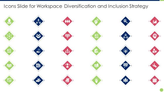 Icons Slide For Workspace Diversification And Inclusion Strategy Rules PDF Icons Slide For Workspace Diversification And Inclusion Strategy Rules PDF