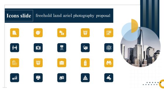 Icons Slide Freehold Land Ariel Photography Proposal Infographics PDF Icons Slide Freehold Land Ariel Photography Proposal Infographics PDF