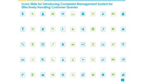 Icons Slide Introducing Complaint Management System Effectively Handling Customer Queries Clipart PDF Icons Slide Introducing Complaint Management System Effectively Handling Customer Queries Clipart PDF
